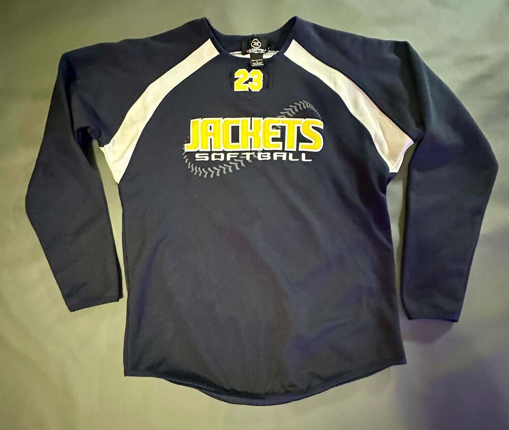 X-Gain Jackets Softball Long Sleeve Shirt - Size S